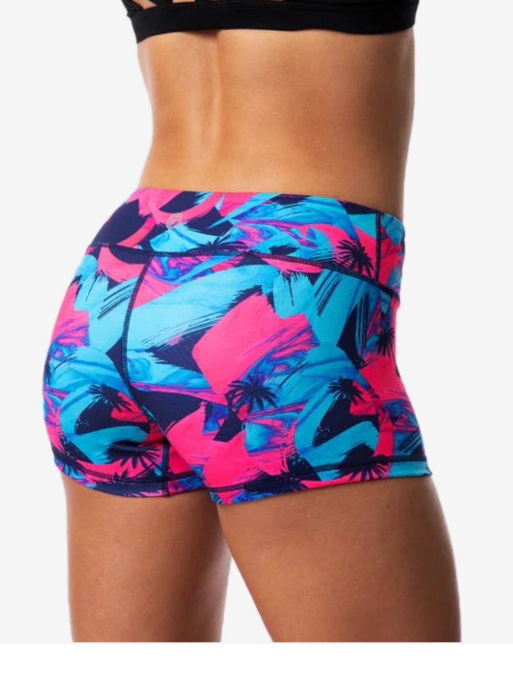 NWT Born Primitive WZA floral booty athletic shorts XXL